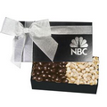 The Executive Chocolate Covered Almonds and Pistachios Box - Black